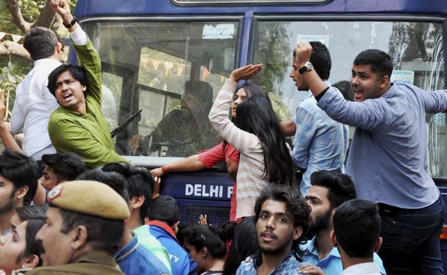 I Am A Professor. This Is How I Was Beaten Up At Ramjas