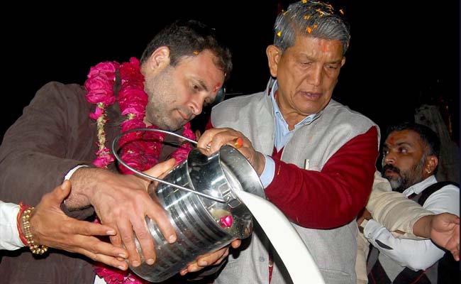 Police Case Against Rahul Gandhi, Harish Rawat For Model Code Violation