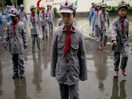 Chinese Children Learn Patriotic Spirit At 'Red Army School' Chinese Children Learn Patriotic Spirit At 'Red Army School'