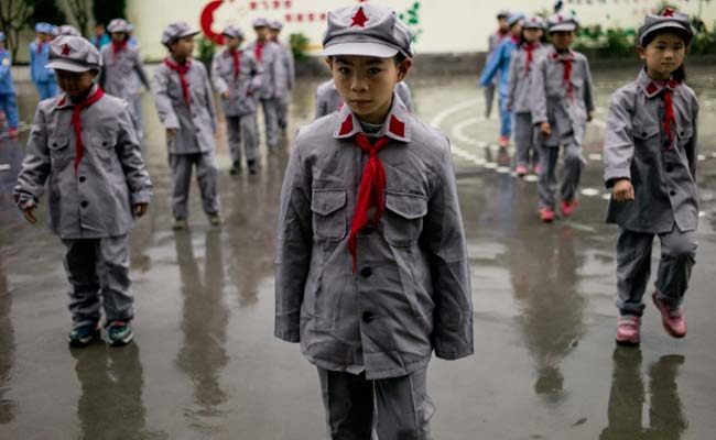 Chinese Children Learn Patriotic Spirit At 'Red Army School'