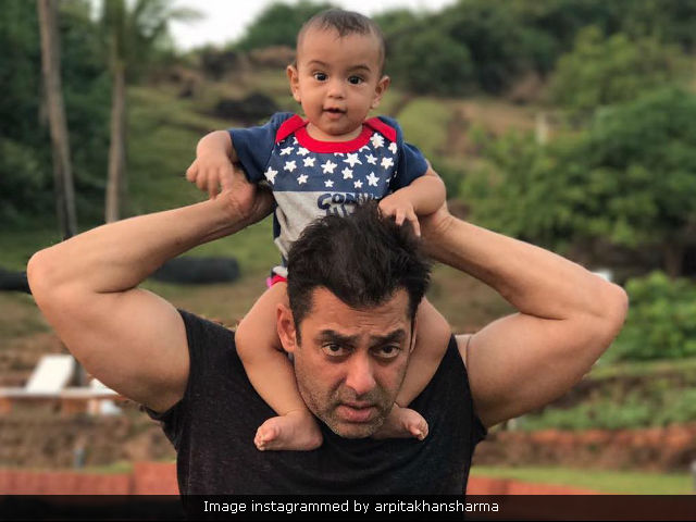 Pics: Salman Khan's Play Date With Nephew Ahil Are Truly 'Priceless Moments'