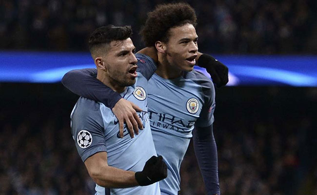 चैम्पियंस लीग : मैनचेस्‍टर सिटी की मोनाको पर 5-3 की जीत में अगुएरो के दो गोल