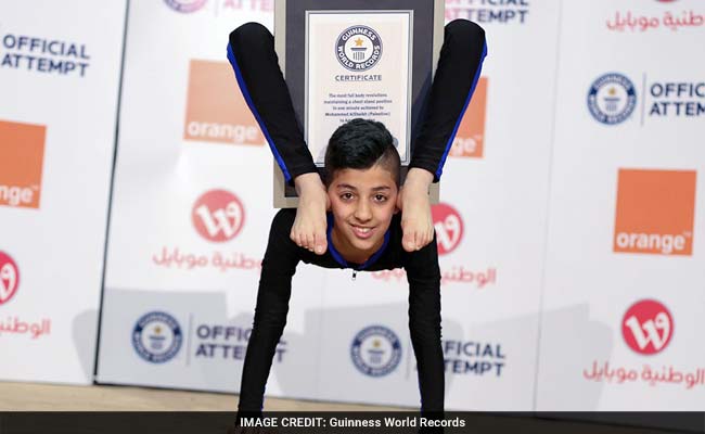 Bend It Like Him: Palestinian 'Spider Boy' Sets Guinness World Record