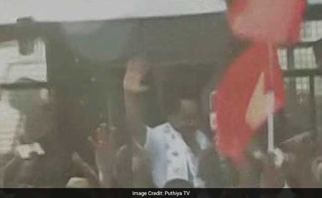 DMK's MK Stalin Detained At Marina Beach After Protest Against Trust Vote: Highlights