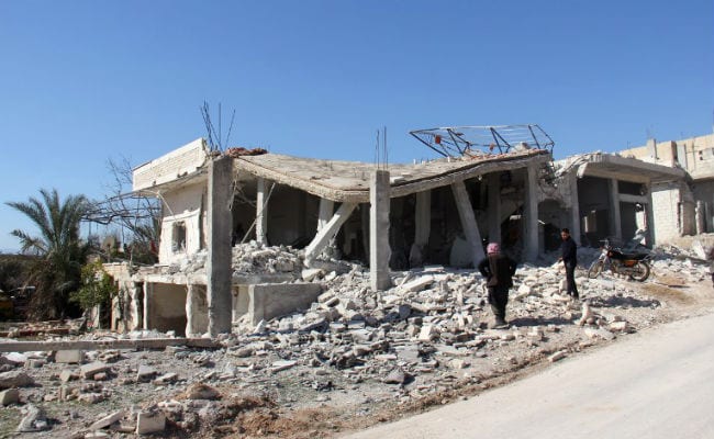 Ahead Of UN Peace Talks, Report Says Russian Strikes Kill 53 Civilians In Syria