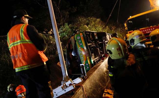 At Least 32 Killed As A Tour Bus Crashes In Taiwan