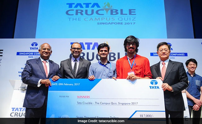Indian Students Of National University of Singapore Win Tata Quiz 2017