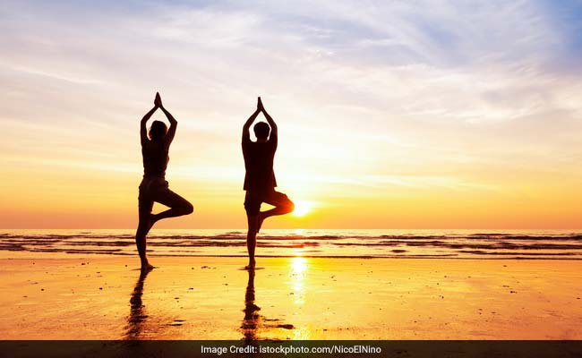 HD yoga at sunset wallpapers | Peakpx