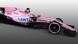 F1: Force India Replaces Tri-Colour For New Pink Livery On VJM10 Race Car