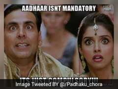#AadhaarMemes Trend On Twitter To Protest Against Compulsory Aadhaar Cards