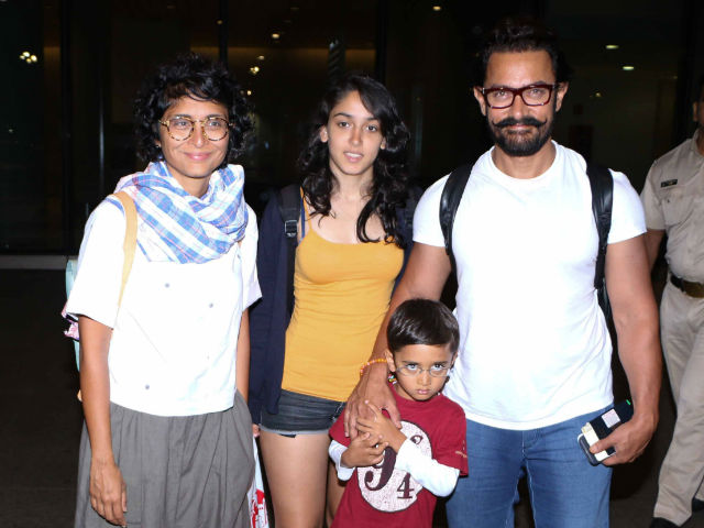 Aamir Khan's Family Pics With Kiran Rao, Ira And Azad Are Too Adorable To Miss