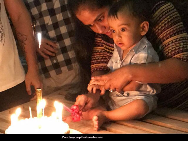 Salman Khan's Nephew Ahil Celebrates First Birthday In Maldives. See Pics And Videos