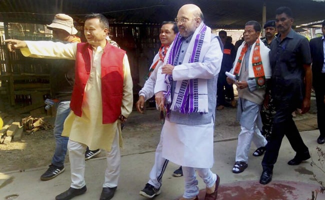 Manipur Elections 2017: To Take On Congress, Amit Shah's Door-To-Door Campaign