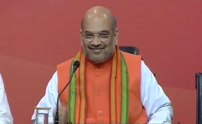 UP चुनाव परिणाम : BJP अध्यक्ष अमित शाह ने वोटिंग मशीन से छेड़छाड़ के मायावती के आरोप पर कुछ यूं ली चुटकी...