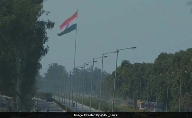 Largest Flag Inaugurated On India's Tallest Post At Attari Border