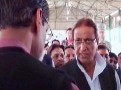 Threats By Azam Khan Near Counting Centre Caught On Camera