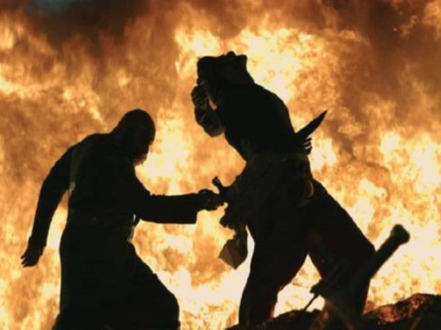 Baahubali 2 New Poster: Katappa, Baahubali And The Cliffhanging Moment