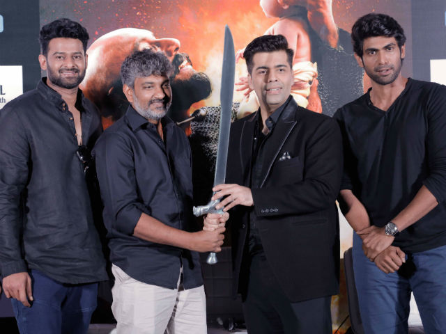 <i>Baahubali: 2</i>: S S Rajamouli Thanks Prabhas, Rana Daggubati And Karan Johar For Being A Part Of His Film