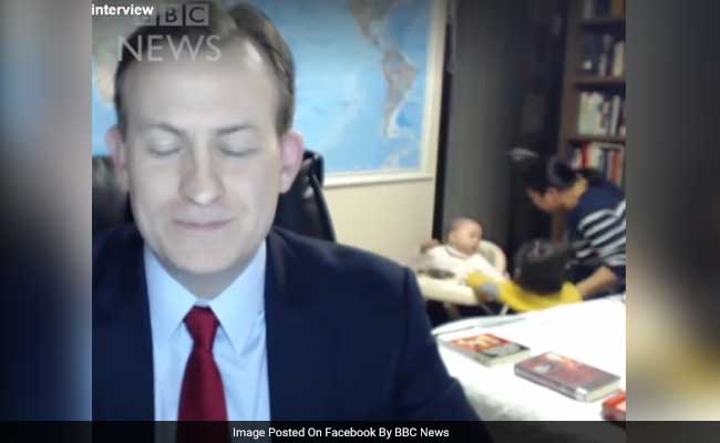 Viral: South Korea Expert's Live BBC Interview Interrupted By His Kids