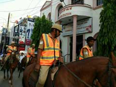 बेंगलुरु के भीड़ भरे इलाकों पर नजर रखने के लिए घुड़सवार पुलिस की तैनाती