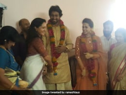 Actress Bhavana And Producer Naveen Are Engaged. See Pic Actress Bhavana And Producer Naveen Are Engaged. See Pic