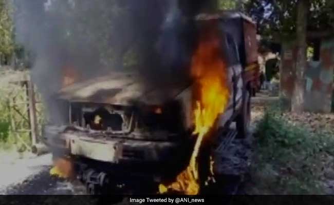 भोजपुर : आरोपी की हिरासत में मौत, गुस्साई भीड़ ने पुलिस थाने में आग लगाई