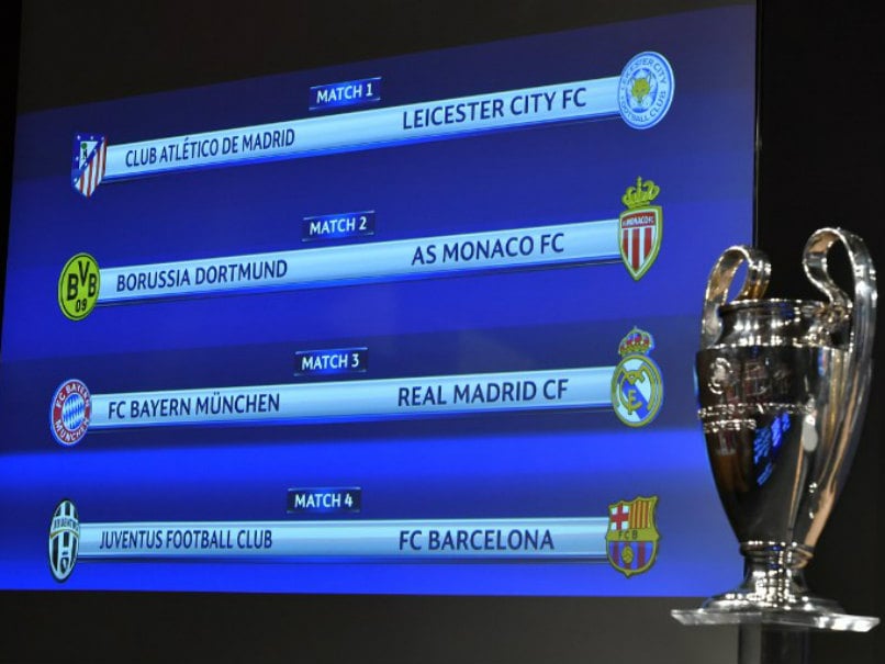 Champions League Draw Real Madrid Face Bayern Munich, Leicester City