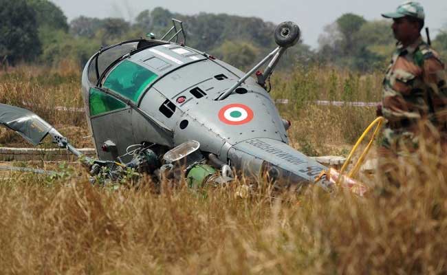 Air Force's Chetak Helicopter Topples During Training Sortie Near Allahabad