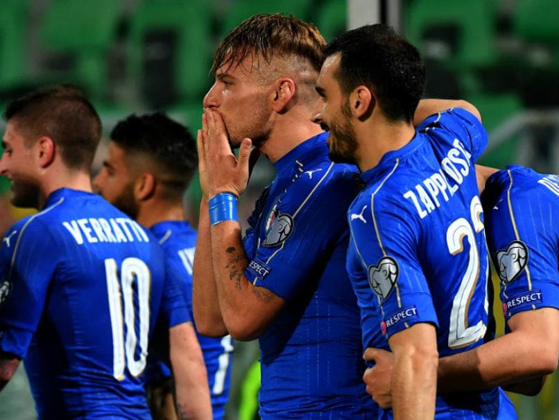 World Cup 2018 Qualifiers Flares Can T Halt Italy As Ciro Immobile Helps Down Albania Football News