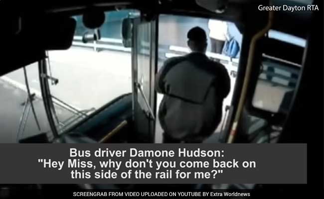 Watch: Bus Driver In Ohio Pulls Over On Bridge To Stop Woman From Jumping