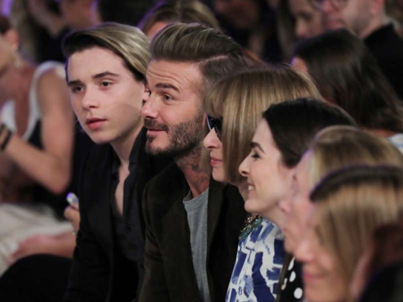 David Beckham, Son Walk Out Of Pub After Taunt From Fans