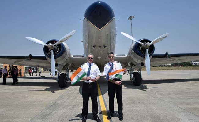 Oldest Plane, From 1940s, Flying Around Globe, Lands In Nagpur