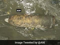 Unexploded Cannon Ball Shell Found In Delhi's Tughlaqabad