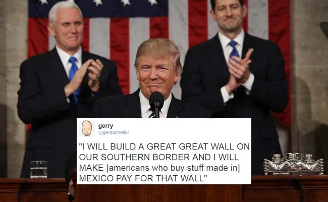 Trump Wants A Great, Great Wall. Twitter Just Wants To Troll Him