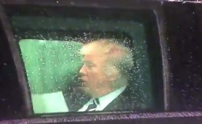 Donald Trump Rehearses Speech In Limo. Twitter Goes Into Overdrive