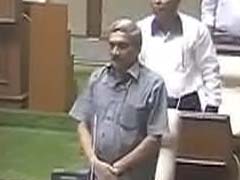 मुख्यमंत्री मनोहर पर्रिकर ने गोवा विधानसभा में साबित किया बहुमत, 22 मत पक्ष में पड़े