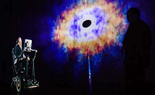 Physicist Stephen Hawking Addresses Hong Kong Audience As A Hologram