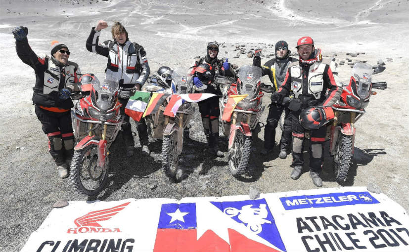 honda africa twin altitude world record team