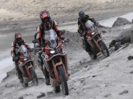Honda Africa Twin Climbs Record Altitude Honda Africa Twin Climbs Record Altitude