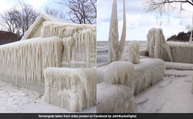 Video: Incredible 'Ice House' In US Looks Like It's Out Of The Movie Frozen