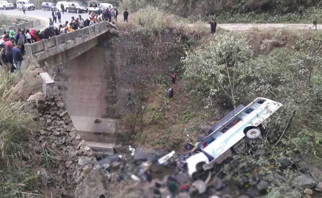 10 Dead, 25 Injured As Bus Falls In Gorge In Manipur's Senapati District
