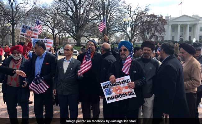 After Surge In Hate Crimes, Indian-Americans Protest In Front Of White House