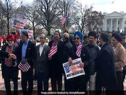 After Surge In Hate Crimes, Indian-Americans Protest In Front Of White House After Surge In Hate Crimes, Indian-Americans Protest In Front Of White House