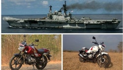 Will Bajaj Extend Its V Range Of Bikes With Decommissioned INS Viraat?