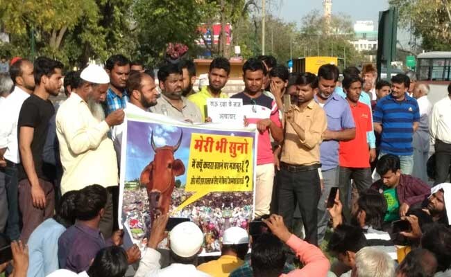 जयपुर : बीफ होने के शक पर होटल सील, सामाजिक संगठनों ने किया प्रदर्शन जयपुर : बीफ होने के शक पर होटल सील, सामाजिक संगठनों ने किया प्रदर्शन