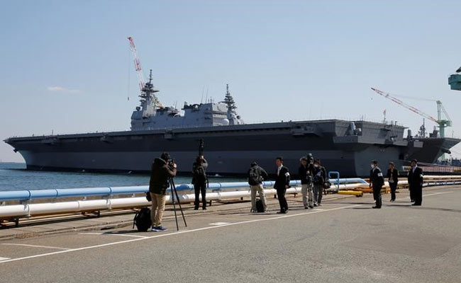 Japan On Offensive As Second Grand Helicopter Carrier Enters Into Service