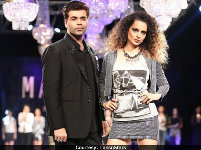 Karan Johar Is 'Done' With Kangana Ranaut 'Playing The Victim Card'