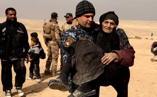 'I've Never Seen Such War' Says 90-Year-Old Rescued From Mosul