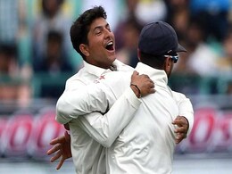 पहला टेस्ट विकेट लेने के बाद बेहद भावुक हो गया था : कुलदीप यादव पहला टेस्ट विकेट लेने के बाद बेहद भावुक हो गया था : कुलदीप यादव