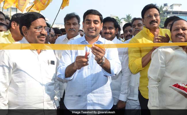 Andhra Chief Minister Chandrababu Naidu's Son Nara Lokesh , 13 Others Take Oath As Member of Legislative Assembly